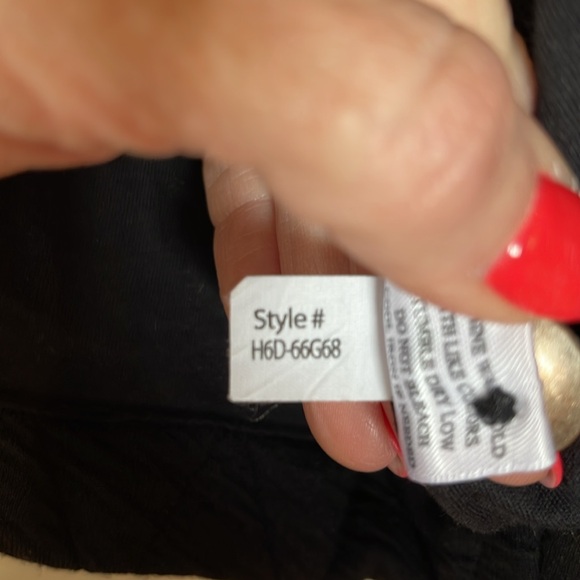 NWT hello nite black quilted jacket size Large - Picture 13 of 15